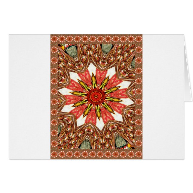 Afrikanisch-asiatisches traditionelles Muster (Vorderseite (Horizontal))