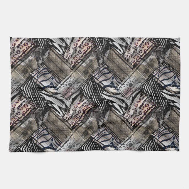 Afrikanisch, ethnisch. geschirrtuch (Horizontal)