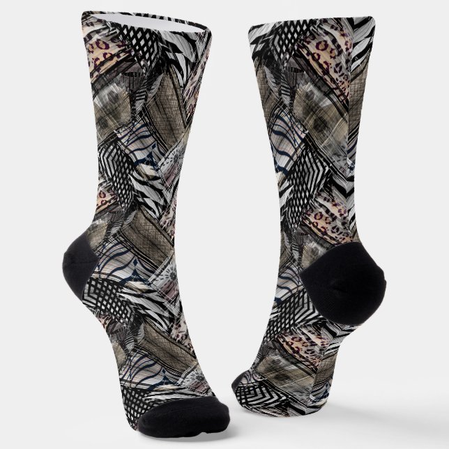 Afrikanisch, ethnisch. socken (Gewinkelt)