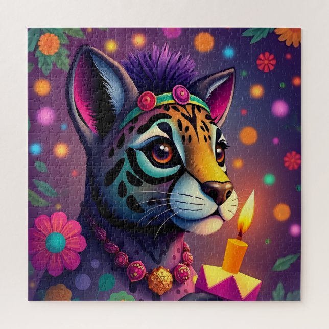 afrikanisch-ethnische Kwanzaa Wildtiere in Disguis (Vertikal)