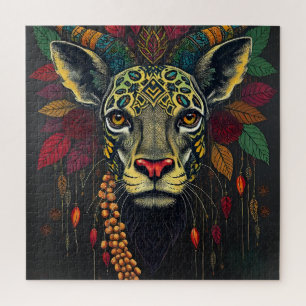 afrikanisch-ethnische Kwanzaa Wildtiere in Disguis