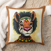 afrikanisch-ethnische Kwanzaa Wildtiere in Disguis