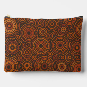 Afrikanisch Geometrisch Zubehörtasche