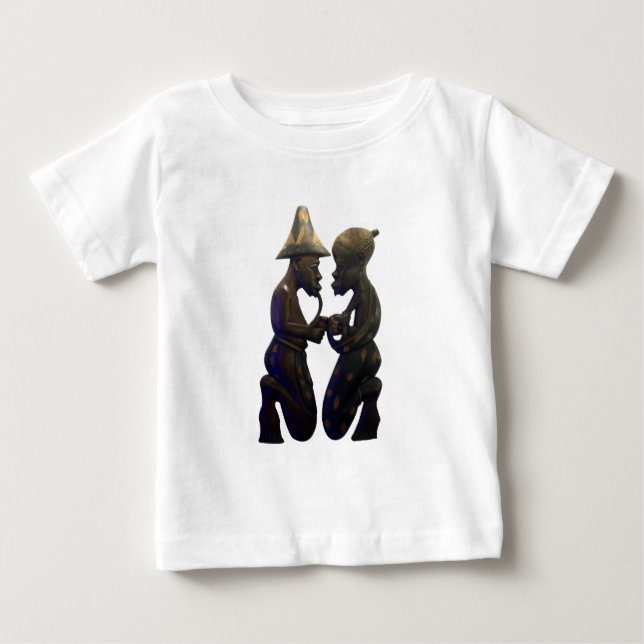 Afrikanisch gepaarte Herzen: Ein schöner Moment Baby T-shirt (Vorderseite)
