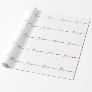 Afrikanisch Geschenkpapier