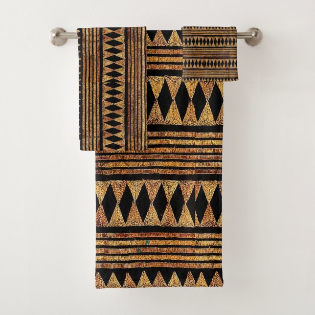 afrikanisch Inspiriert Badhandtuch Set (Insitu)
