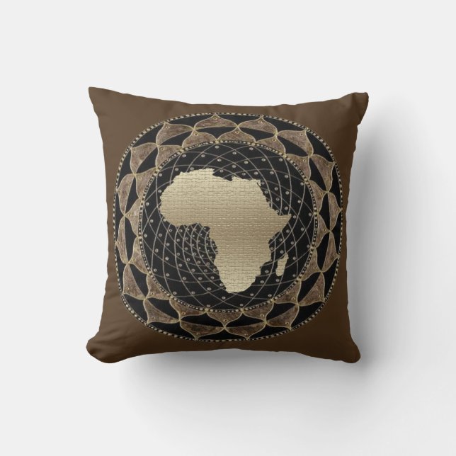 afrikanisch Inspiriert Kissen (Vorderseite)