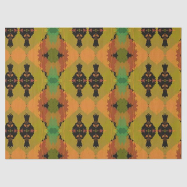 afrikanisch inspiriert seidenpapier (Vorderseite)