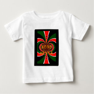 Afrikanisch inspirierte abstrakte Kunst zur kenian Baby T-shirt
