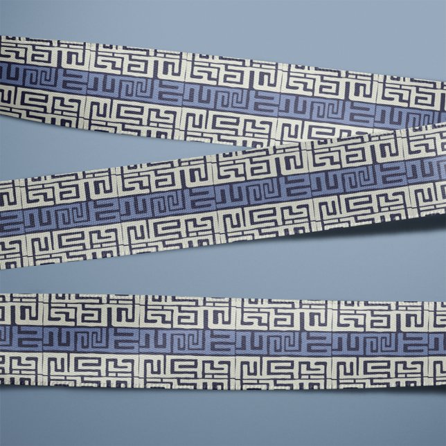 Afrikanisch Inspirierte Cool-Earth Tones Kuba Tuch Ripsband (Von Creator hochgeladen)