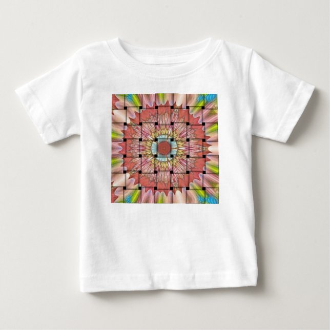 afrikanisch Inspirierte Kunstdrucke - Geometrische Baby T-shirt (Vorderseite)