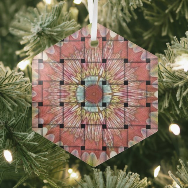 afrikanisch Inspirierte Kunstdrucke - Geometrische Ornament Aus Glas (Insitu)