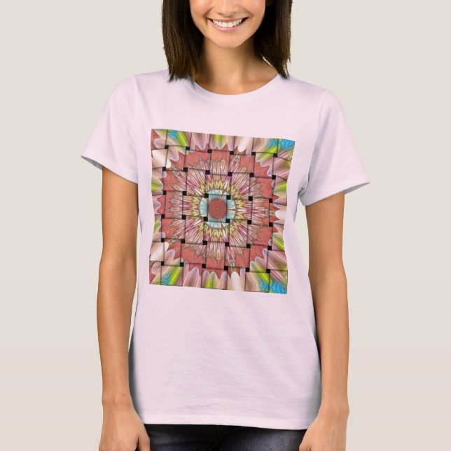 afrikanisch Inspirierte Kunstdrucke - Geometrische T-Shirt (Vorderseite)