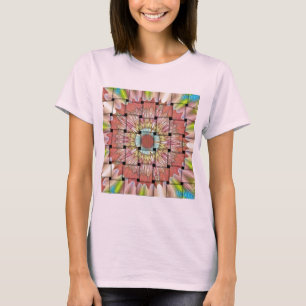 Afrikanisch inspirierter Kunstdruck – Geometrische T-Shirt