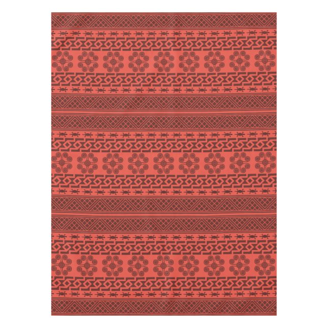 Afrikanisch Inspiriertes Musterdesign - Tischdecke (Vorderseite)