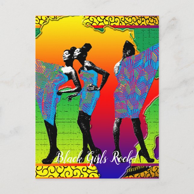 afrikanisch postkarte (Vorderseite)