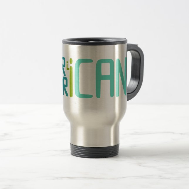Afrikanisch Reisebecher (VorderseiteRechts)