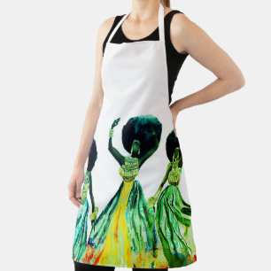 afrikanisch schürze