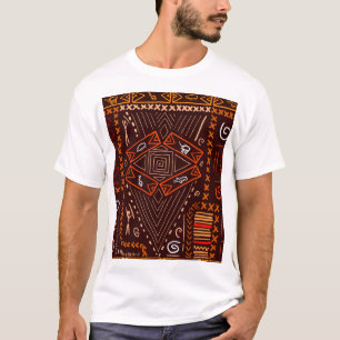 Afrikanische Aborigine-Kunst Nahtloses Muster T-Shirt