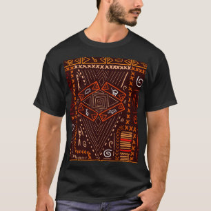 Afrikanische Aborigine-Kunst Nahtloses Muster T-Shirt
