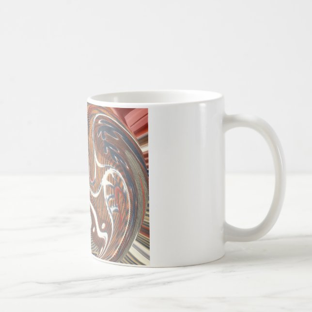 Afrikanische Abstrakte Kunstdrucke Kaffeetasse (Rechts)