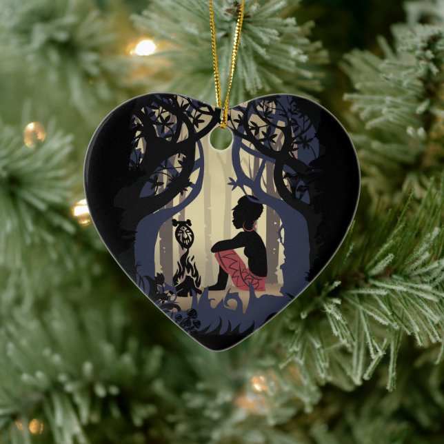 Afrikanische Alice im Wunderland Keramik Ornament (Baum)