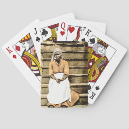 Afrikanische Amerikanerin Spielkarten