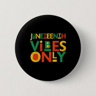 Afrikanische Amerikanerinnen Juneteente Black Wome Button