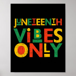 Afrikanische Amerikanerinnen Juneteente Black Wome Poster