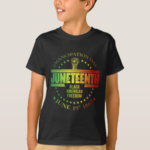 Afrikanische Amerikanische Freiheit 19. Juni T-Shirt