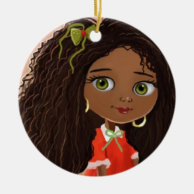 Afrikanische amerikanische keramik ornament (Vorne)