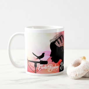 Afrikanische amerikanische Kunst-Tasse Kaffeetasse