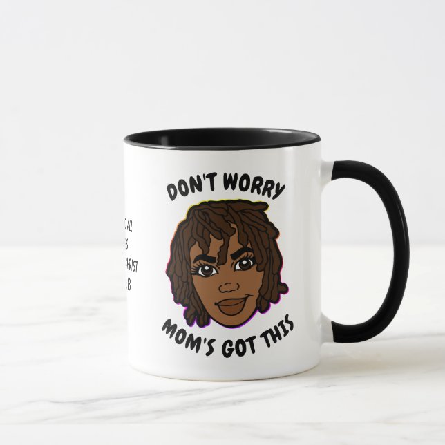 Afrikanische amerikanische MAMA Christlich Tasse (Rechts)