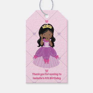 Afrikanische Amerikanische Prinzessin Custom Birth Geschenkanhänger