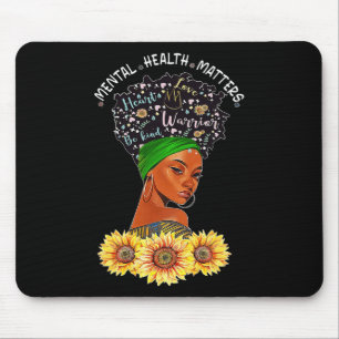 Afrikanische amerikanische psychische Probleme Fra Mousepad
