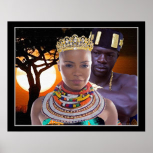 Afrikanische amerikanische Schönheit... Meine afri Poster