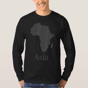 Afrikanische Aufzeichnung in Asien T-Shirt