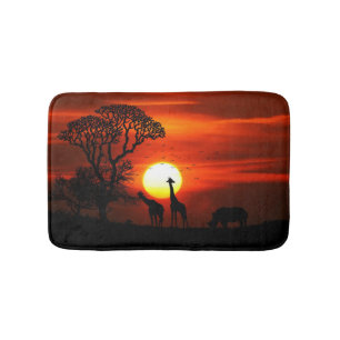 Afrikanische Badematte