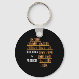 Afrikanische Bildung ist Freedom Black History Tea Schlüsselanhänger