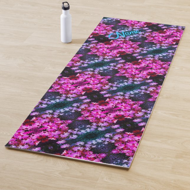Afrikanische Daisy-Blume Abstrakt Personalisiert Yogamatte (Beispiel)