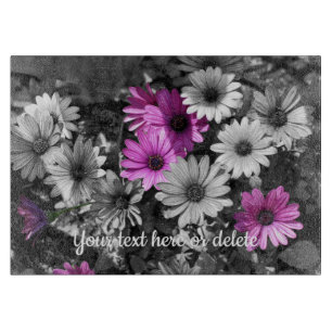 Afrikanische Daisy-Blume Personalisiert Schneidebrett