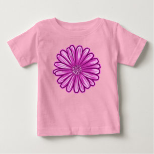 Afrikanische Daisy-Blume, realistische Illustratio Baby T-shirt