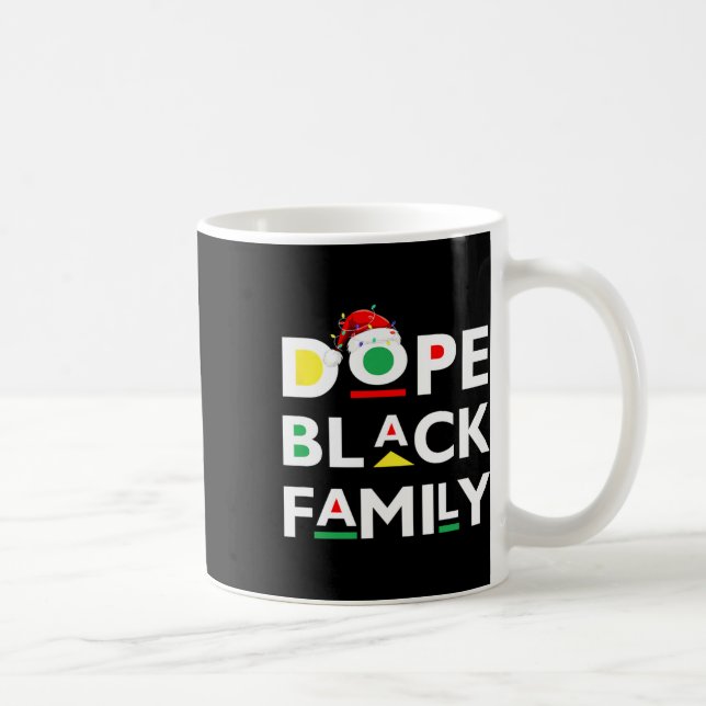 Afrikanische Drogenschwarze Familie Afro Team Sant Kaffeetasse (Rechts)