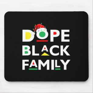 Afrikanische Drogenschwarze Familie Afro Team Sant Mousepad