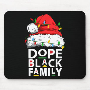 Afrikanische Drogenschwarze Familie Afro Team Sant Mousepad