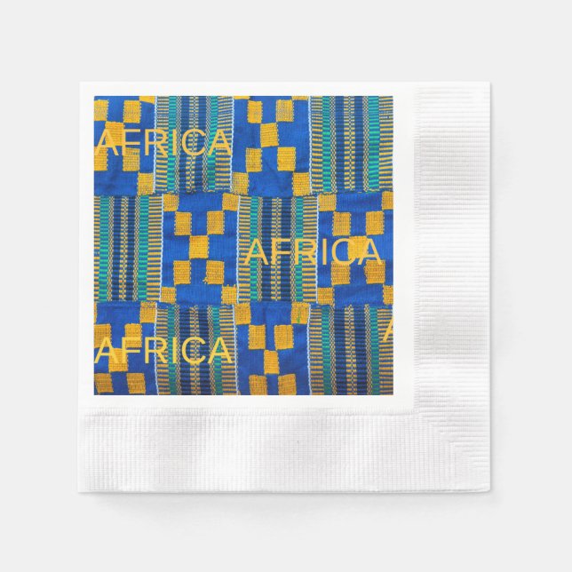 afrikanische Druckpapiere Nakpins Serviette (Vorderseite)