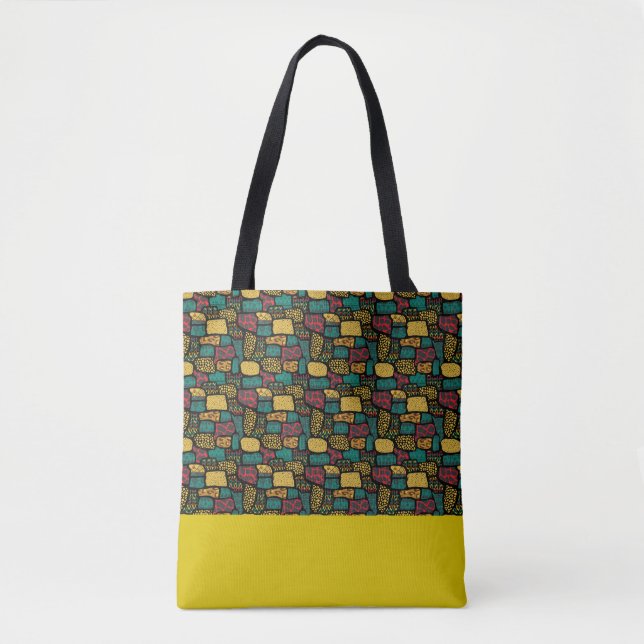 Afrikanische Drucktasche Tasche (Vorderseite)