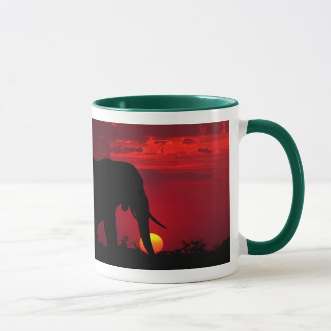 Afrikanische Elefanten-Tasse Tasse (Rechts)