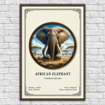 Afrikanische Elefanten-Zoologie-Serie
