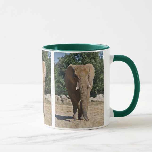Afrikanische ElefantenTasse Tasse (Rechts)